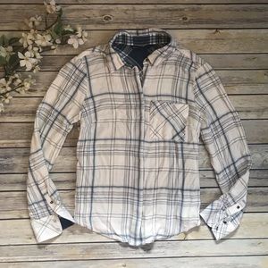 White House Black Market Boyfriend Shirt